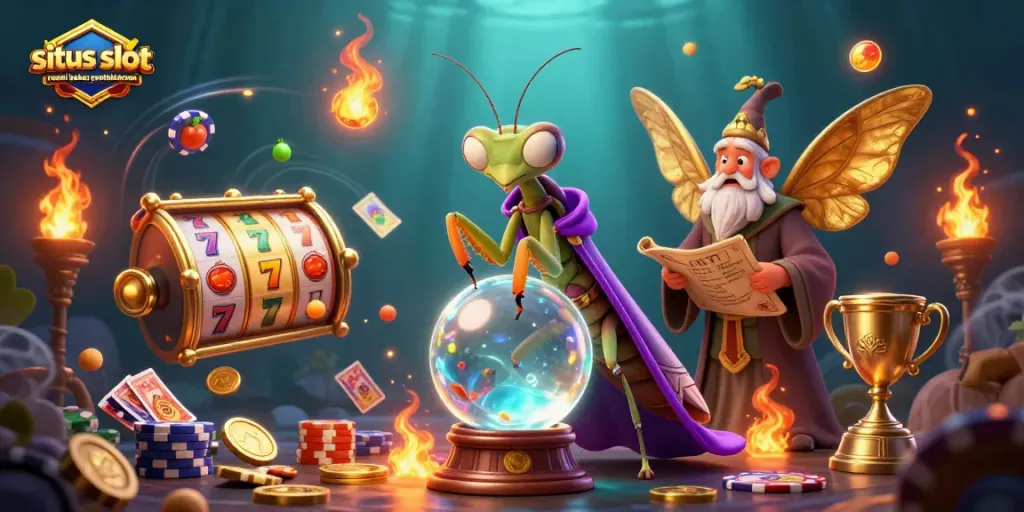Engage with situs slot resmi bebas pemblokiran and spin for jackpots with vibrant 3D elements and characters.