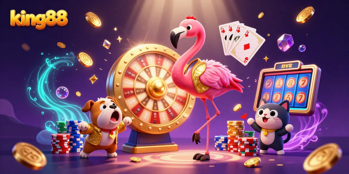 Win big at king88 with exciting games and vibrant casino elements in this lively digital scene.