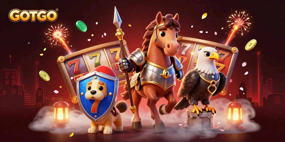 Rasakan slot mendebarkan di GOTOTO dengan karakter 3D abad pertengahan yang epik merayakan momen kemenangan.