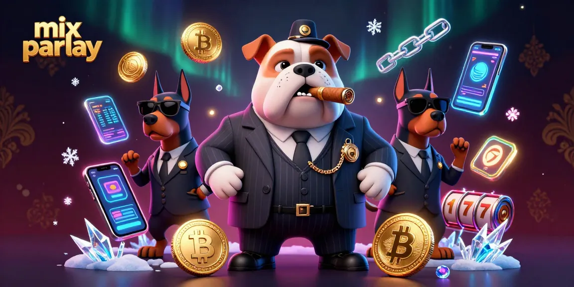 Engage with mix parlay betting strategies surrounded by vibrant 3D casino characters and elements.