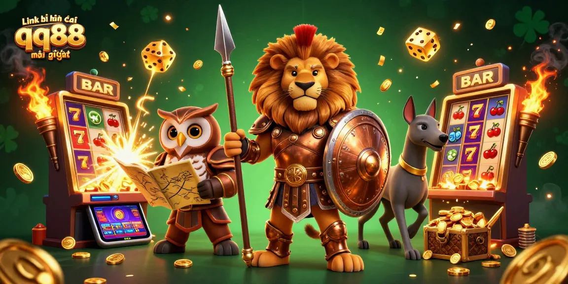 Experience thrilling gameplay with Link vào nhà cái qq88 mới nhất featuring vibrant characters in an exciting casino setting.