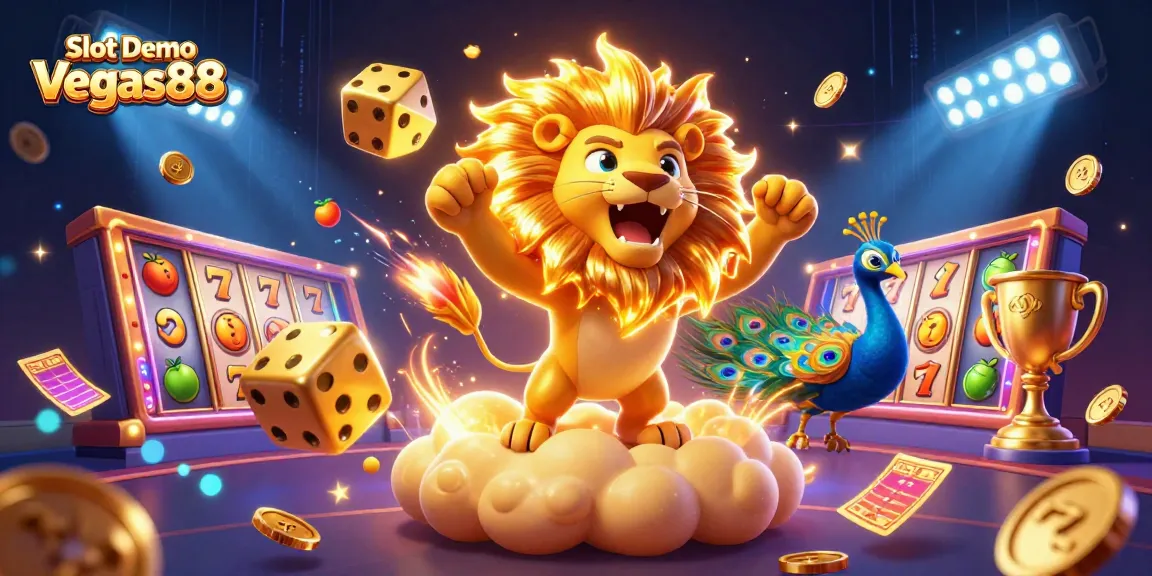 Experience Slot Demo Vegas88 with an exhilarating game scene featuring vibrant casino elements.