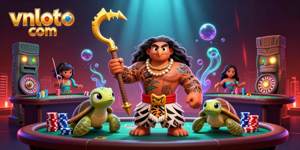 Experience exciting gameplay at vnloto com with vibrant 3D casino characters and action