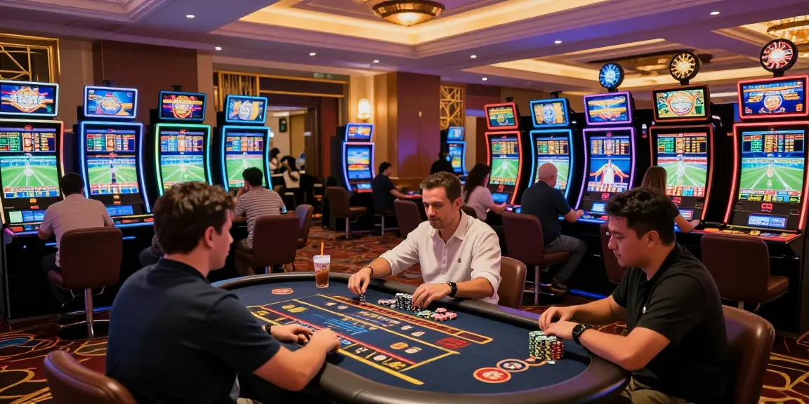 LUCK8 casino gameplay scene with players enjoying vibrant betting atmosphere.